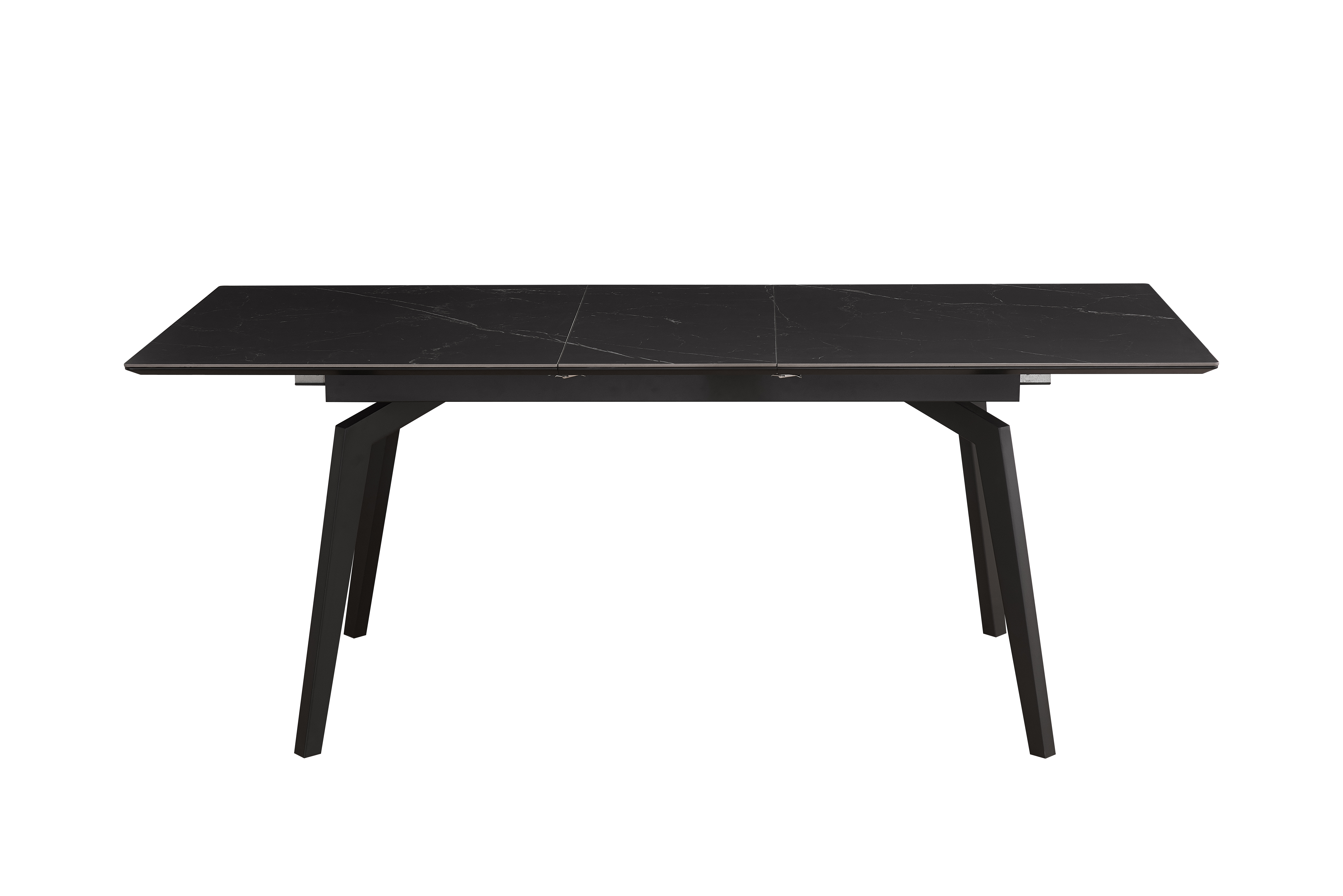 Venus Uitschuiftafel 160x90 (+1 x 40cm) Deckstone Zwart Marmer