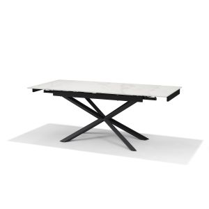 Reno Tafel - Wit Deckstone 136-196X90 Uitschuifbaar