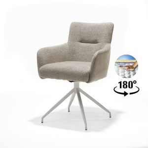 Joey armstoel Stof Retro Bliss Natural frame beige