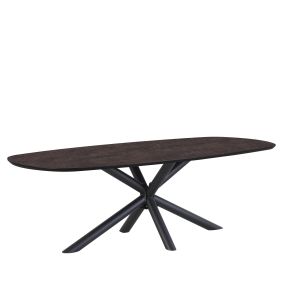 Sirius 210X100 Deens Ovaal HPL Ferro Lava 25mm