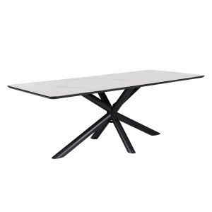 Sirius 190X100 Rechthoek HPL Wit Marmer 25mm