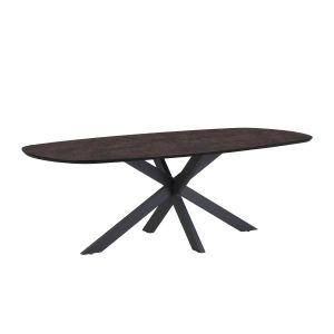 Star 210X100 Deens Ovaal HPL Ferro Lava 25mm