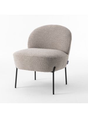 Baudin fauteuil Stof Teddy Natural 01