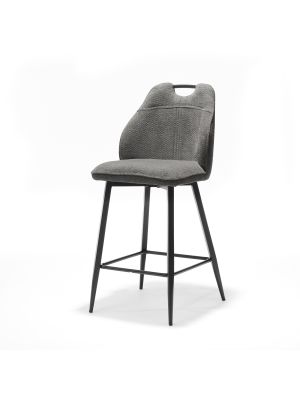 Adele barkruk Stof Retro Bliss Antraciet